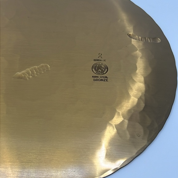 Bronze Pittsburgh Wendell August Forge Round Plate - Picture 6 of 7